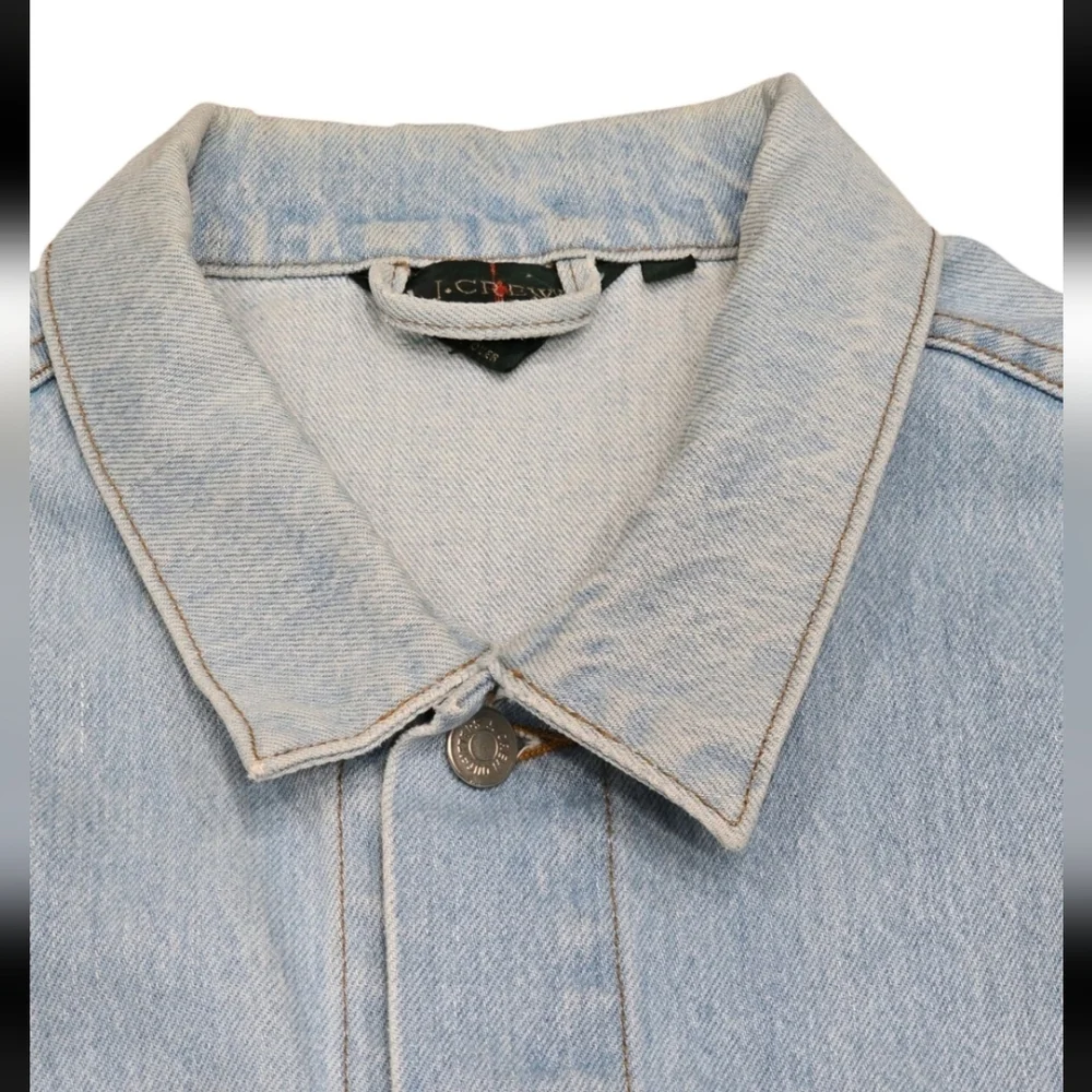 J. CREW Men's Denim Casual Button Up Jean Jacket Size XL - Picture 3 of 9